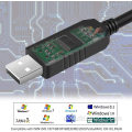 USB RS232 -Adapter an 4p4c RJ9 -Stecker